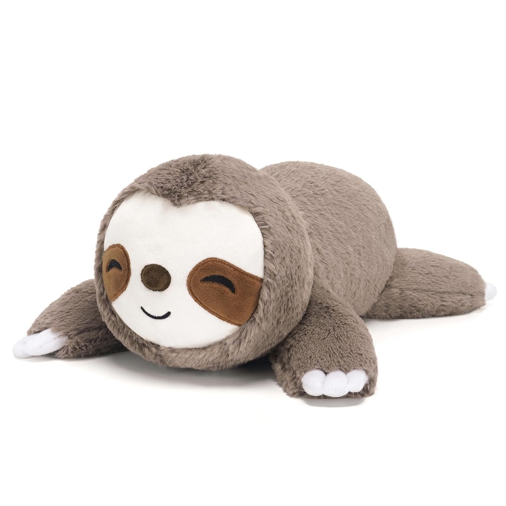 SQEQE Weighted Sloth Stuffed Animals, Soft Weighted Plush Pillow, Cute Plushie Toy for Kids