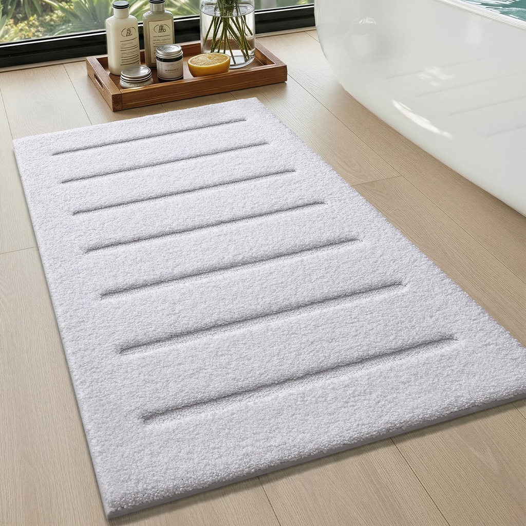 COLOR&GEOMETRY Bath Mat Non Slip 61 x 92 cm,Quick Dry Extra Soft Bathroom Mat for Bathroom
