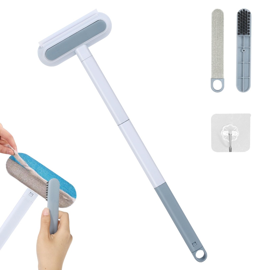 Pet Hair Remover Multifunctional Carpet Pet Hair Remover 4 in 1 Cleaning Brush with Hook Mu