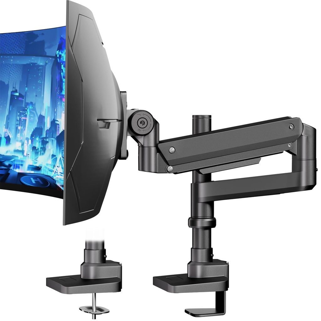 Ultrawide Monitor Mount Heavy-Duty Gas Spring Arm Monitors