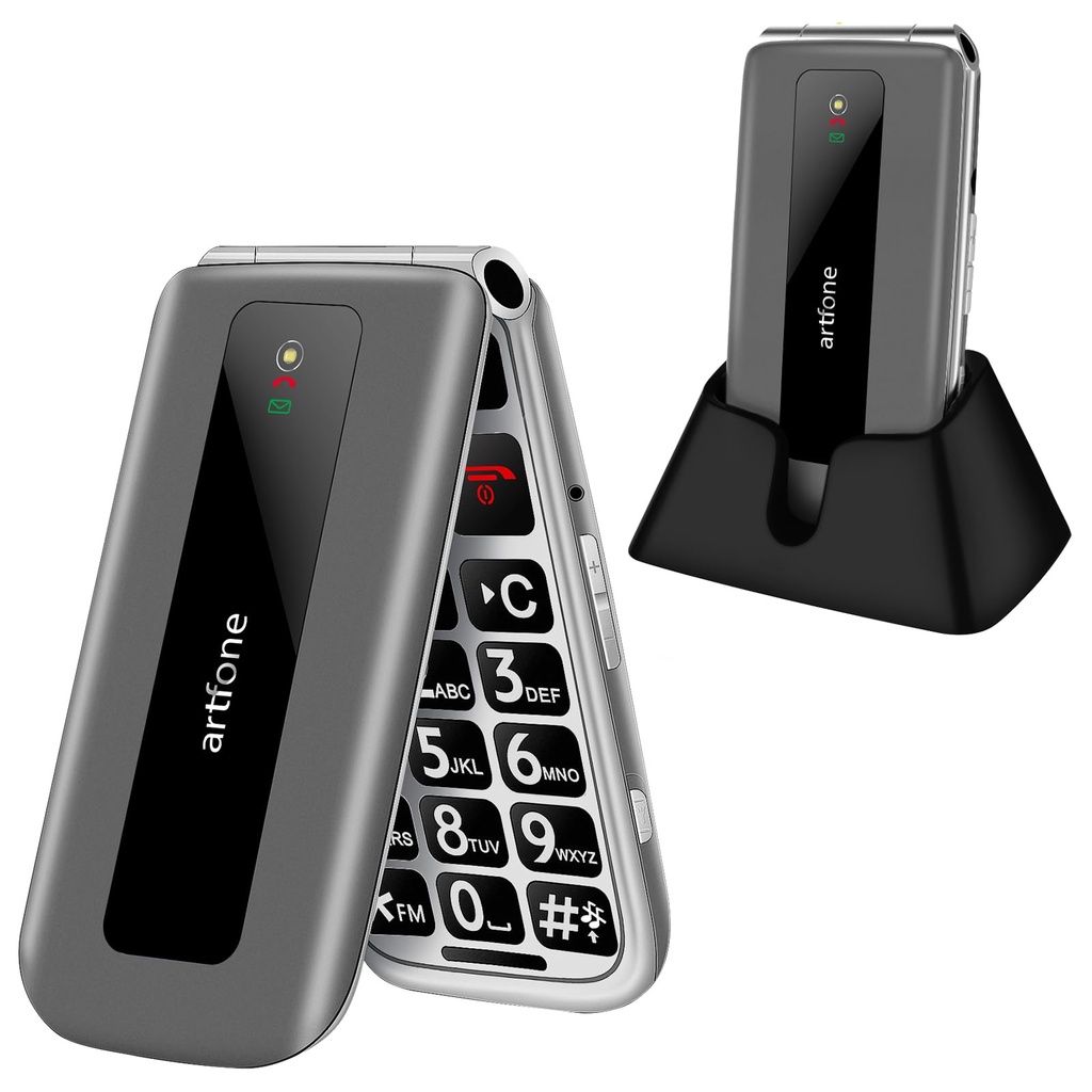 artfone F30 4G Unlocked Basic Mobile Phone for SeniorsÃ¤Â¸Â¨Flip PhoneÃ¤Â¸Â¨SIM Free Big Bu