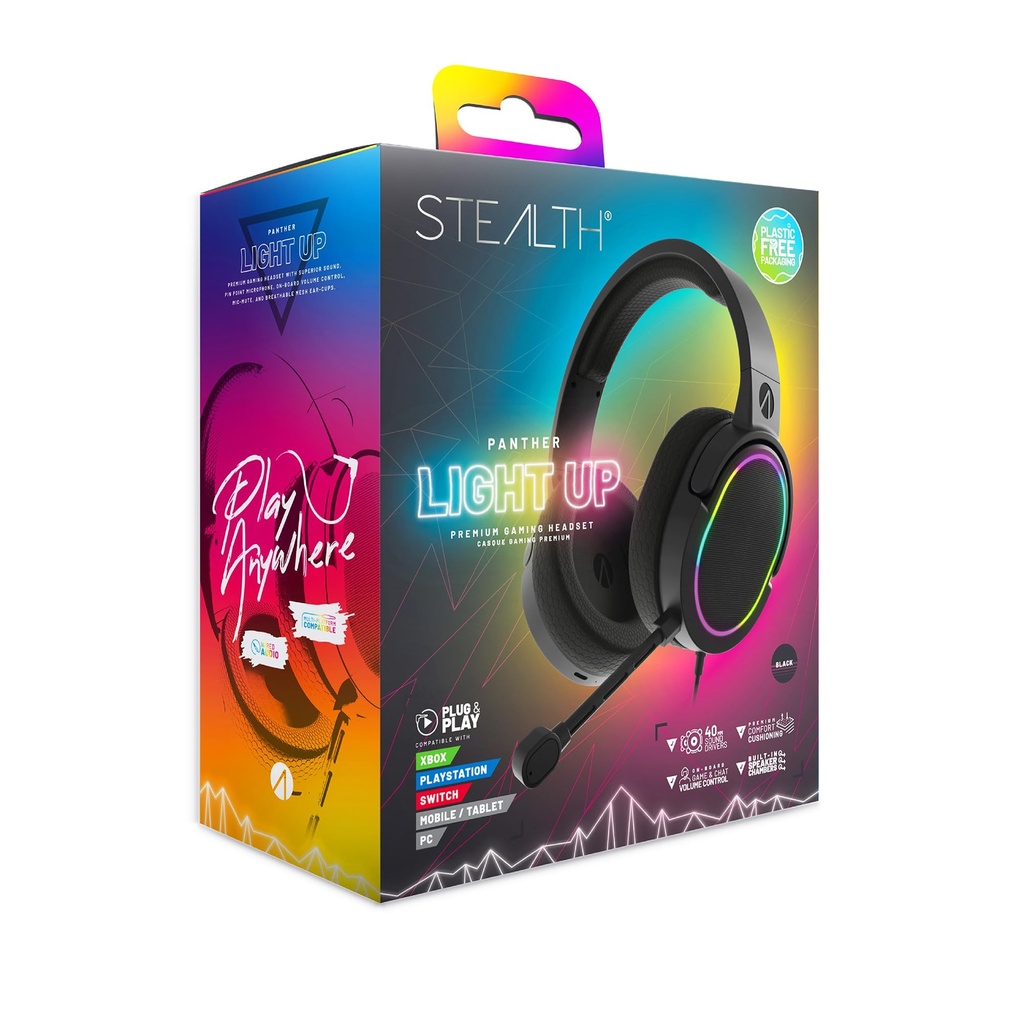 STEALTH PANTHER Headset Range (Panther RGB LED)