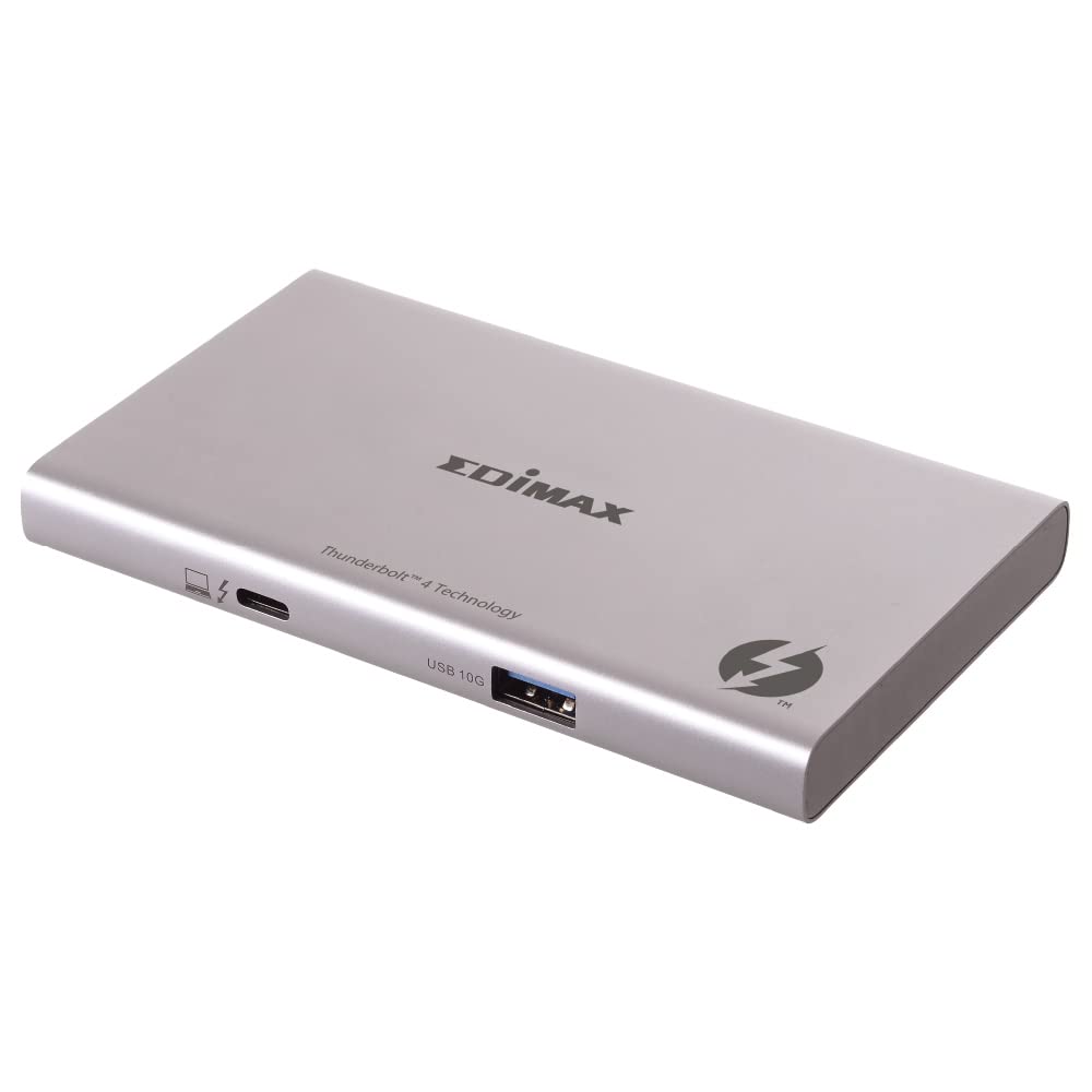 Edimax TD-405BP - 5-in-1 Thunderbolt 4 Mini Docking Station with 85W Power Delivery