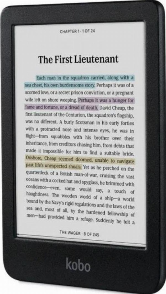 Kobo Clara Colour | Colour eReader | 6" Glare-Free Colour and Ink Kaleido 3 Display | Dark