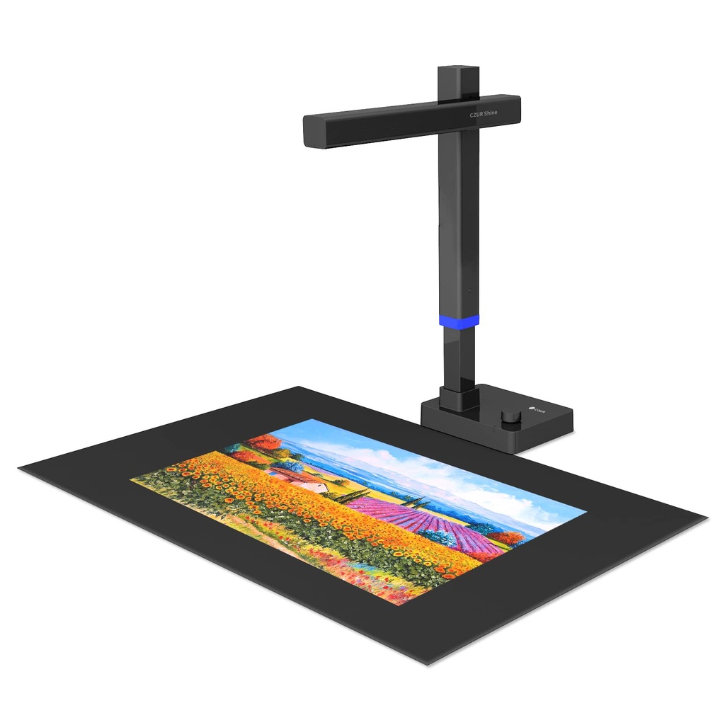 CZUR Shine Ultra Pro A3 Scanner Book Scanner 24 MP Portable Document Scanner with OCR