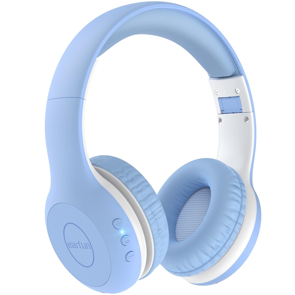 EarFun Kids Headphones Wireless, 74/85/94dB Volume Limited Bluetooth Headphones for Childre