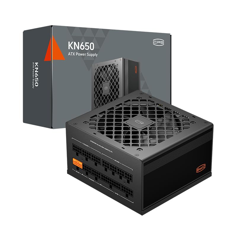 CPS KN650 Power Supply Fully Modular, 650W ATX 3.1, 80 Plus Gold Certified, PCIe 5.1 12V-2Ã