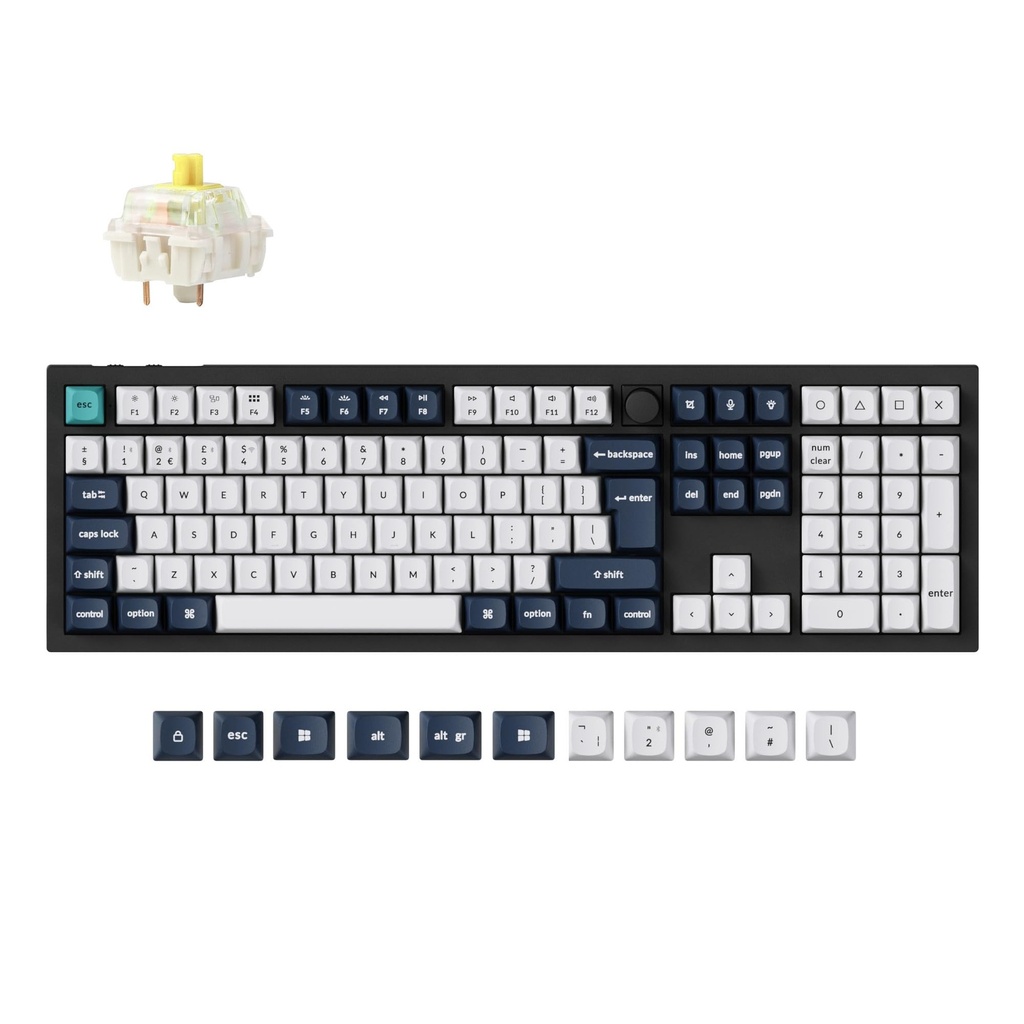 Keychron Q6 Max Full Size Bluetooth Wireless /2.4 GHz/Wired Custom Mechanical Keyboard