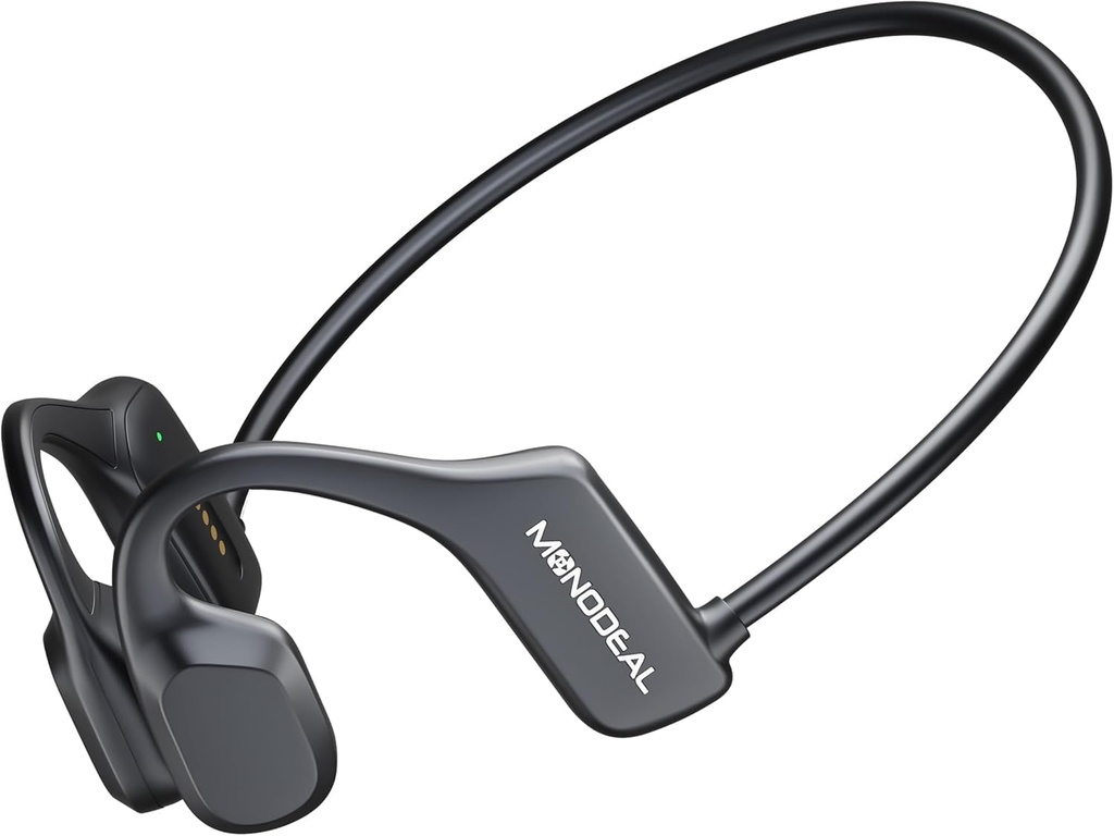 Monodeal Bone Conduction Headphones, Bluetooth 5.3 Open Ear Headphones, running headphones