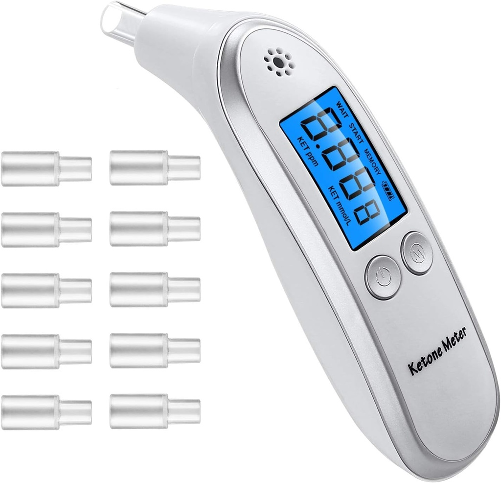 Ketone Meter Professional, Advanced Digital Ketone Analyzer & Ketosis Tester, Instant Result
