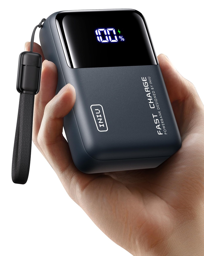 INIU Power Bank, 25000mAh 100W High Capacity Laptop & Phone Small Portable Charger, Fast 