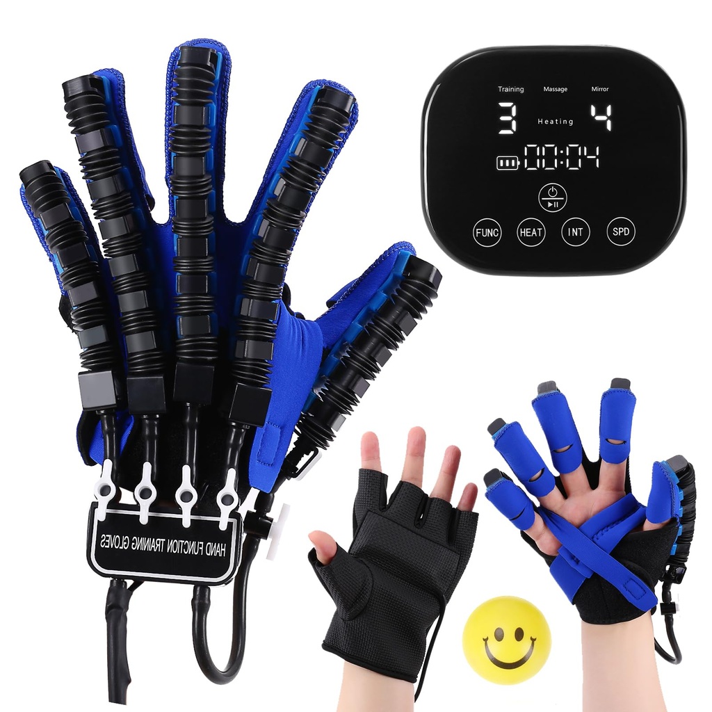 Rehabilitation Robot Glove for Stroke Hemiplegia Stroke Recovery Equipment for Left or Righ