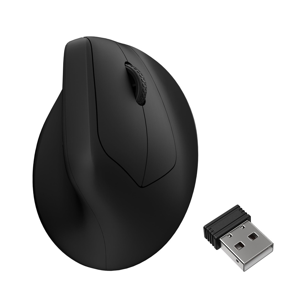 Keychron M5 Ergonomic 8000 Hz Wireless Bluetooth 5.1/2.4 GHz/Wired Mouse, Lightweight