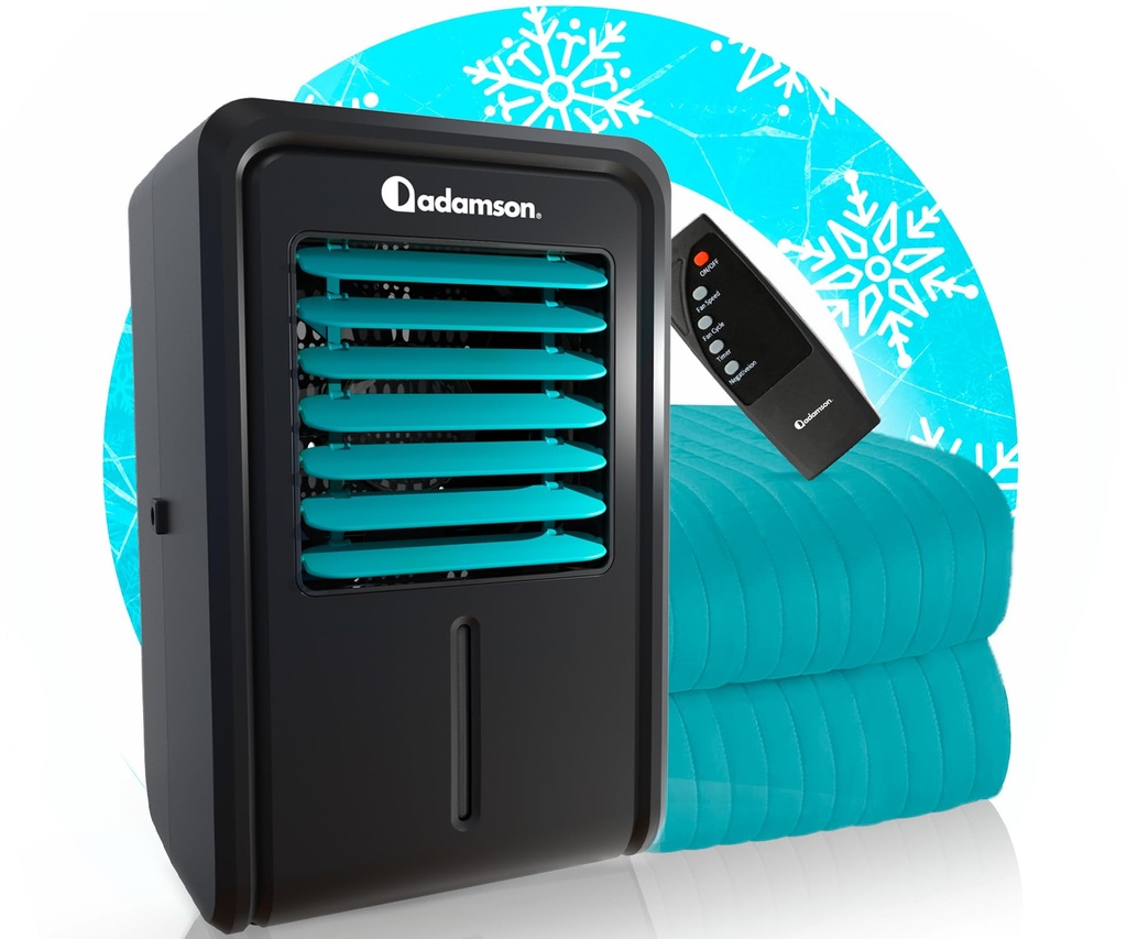 Adamson B10 Bed Cooling System - TWIN 75 L x 39 W - 100% Cotton Mattress Cooling