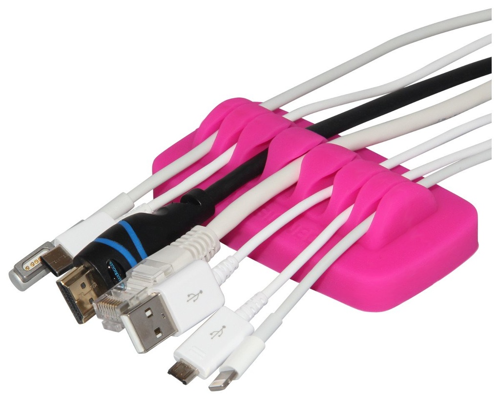 Heaviest Cable Organiser on the Market! Compact and Weighted Desktop Cord Holder and Cable organiser