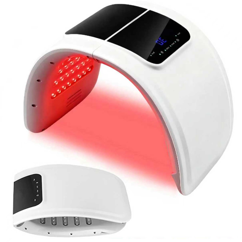 CENBEII LED Face Mask Light: 7 Colors and Cyclic Colors - Folding LED Light Mask for Skincar