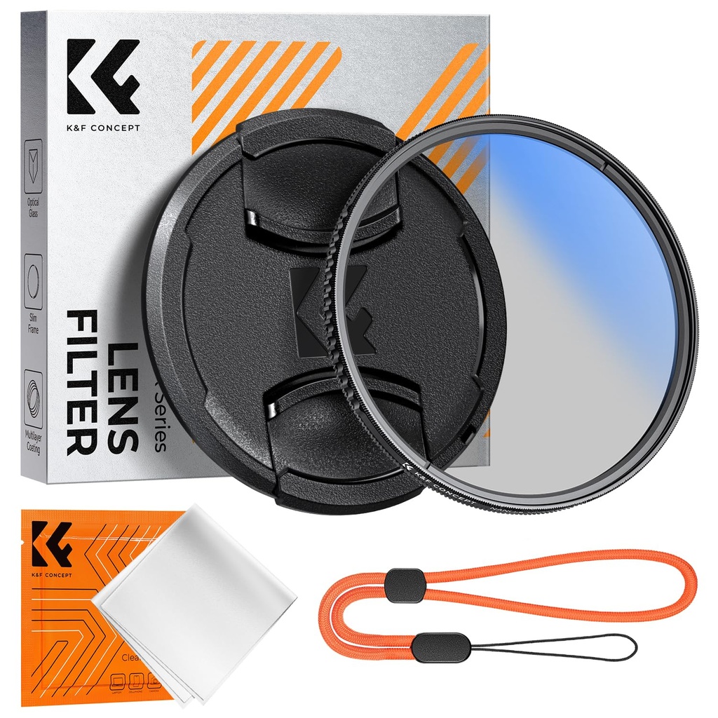 K&F CONCEPT 95MM Polarising Filter Circular Polarizing CPL, Ultra Slim, Japan Optics, Multi