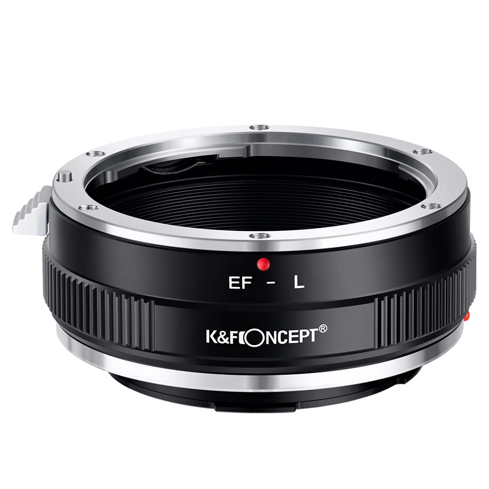 K&F CONCEPT EOS to L Mount Adapter, Manual Focus Adapter Compatible with Canon EF EF-S Lens