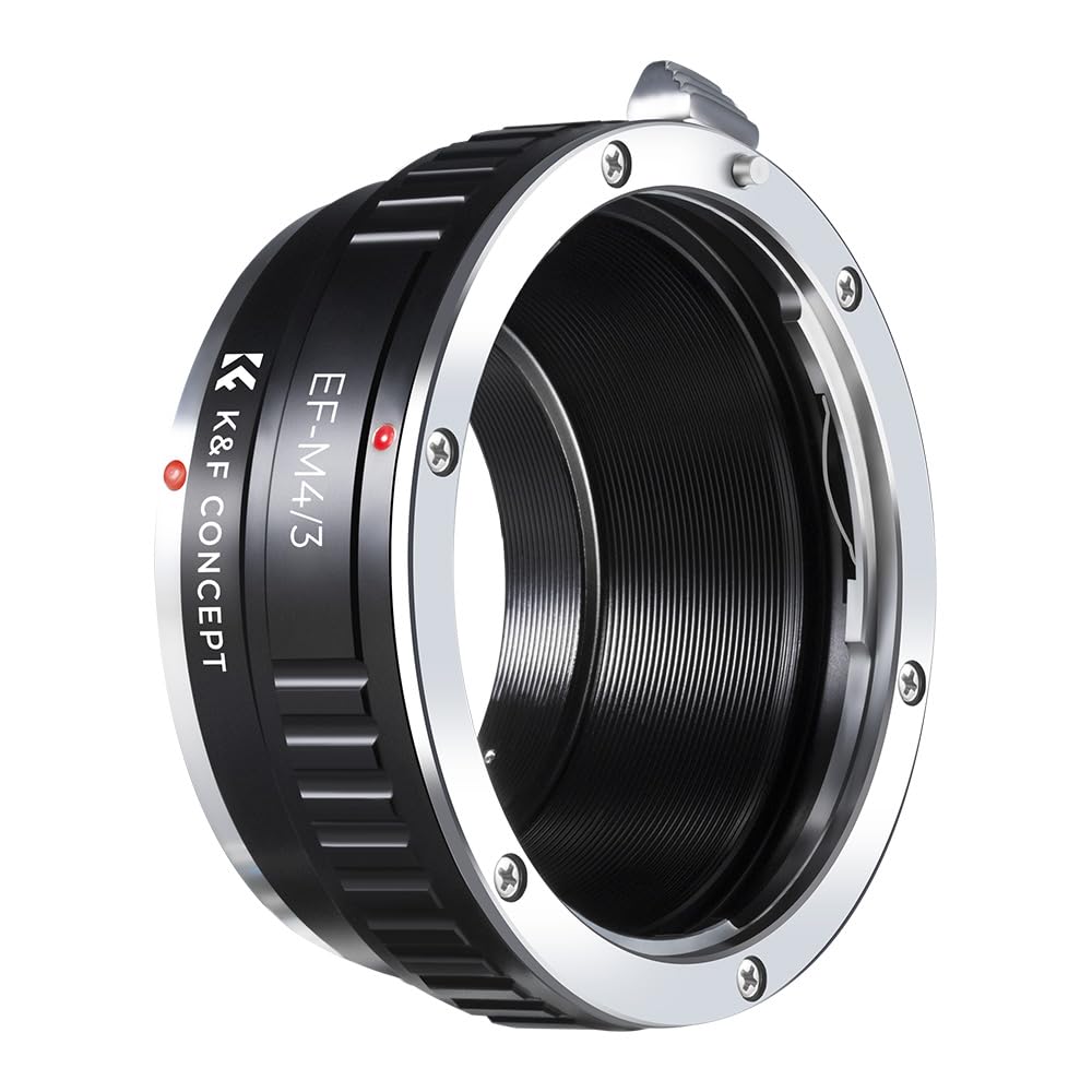 K&F CONCEPT Lens Mount Adapter EOS to M4/3, Manual Focus Compatible with Canon EF EF-S Mount