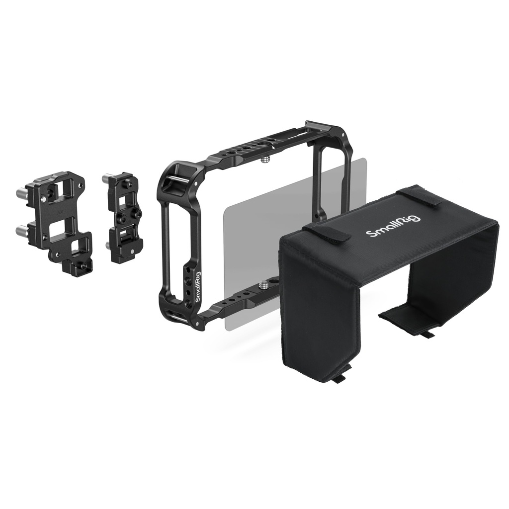 SMALLRIG Monitor Cage Kit for Atomos Ninja TX/TX GO, Built-in Multiple Expansion Interfaces,