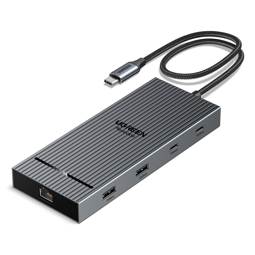 UGREEN Laptop Docking Station Dual Monitor, Revodok Pro 10-in-1 USB C Hub, Dual 4K 60Hz