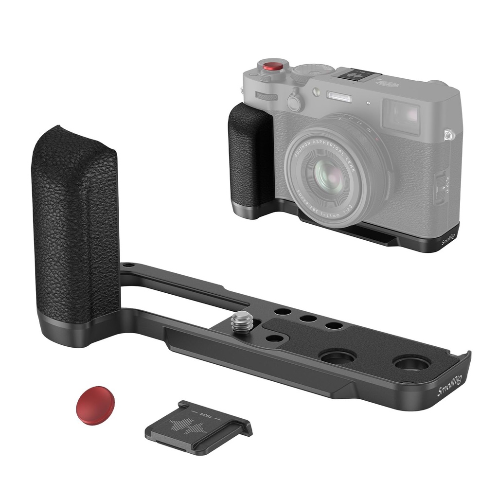 SMALLRIG X100VI Handgrip L-Shape Grip for FUJIFILM X100VI and X100V Cameras, Built-in Quick