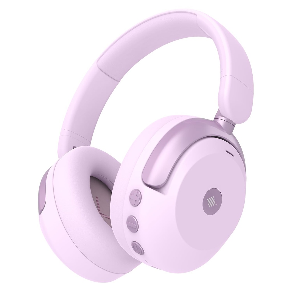 iClever BTH20 Active Noise Cancelling Headphones for Kids, 60H Play Time,Type C Fast Chargi