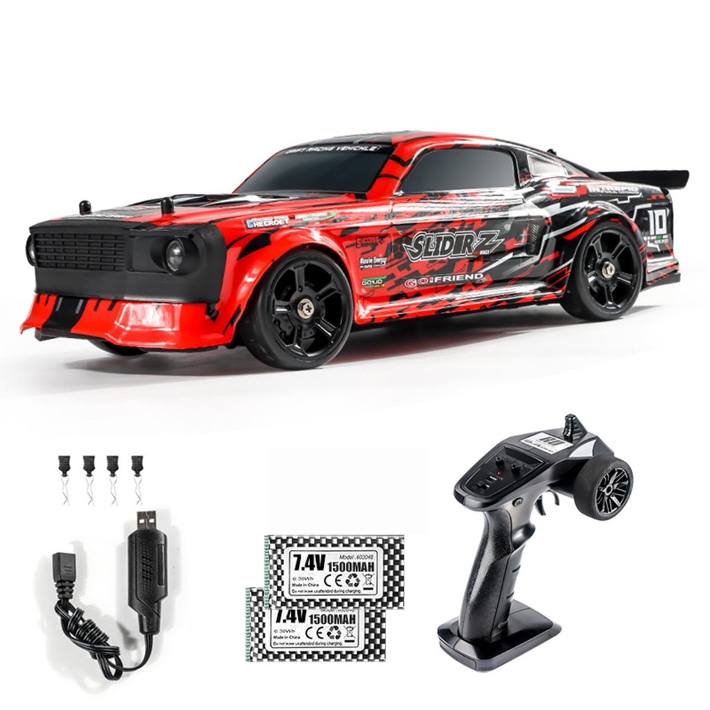 Hylukon 1:14 Scale Remote Control Drift with 2.4 GHz 35km/h High-Speed 4WD Electric RC390 