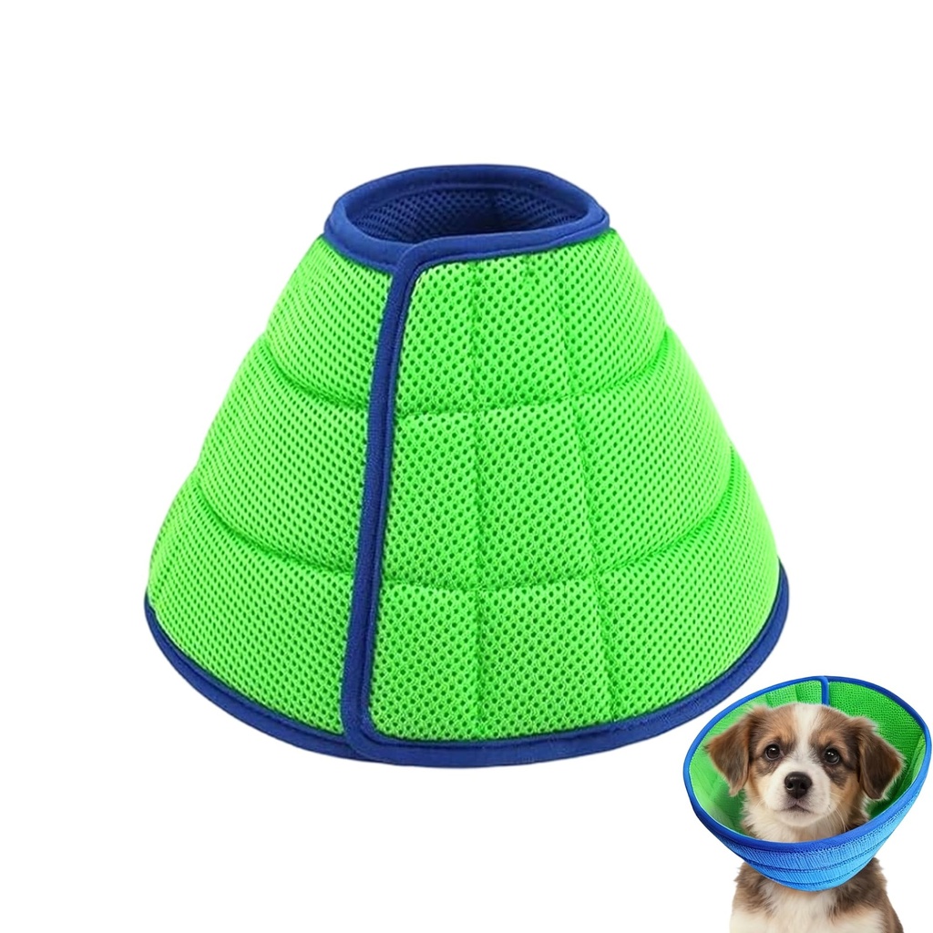 Adjustable Soft Dog Cone for Small Dogs, Comfortable Dog Cone Collar Soft After Surgery, Li