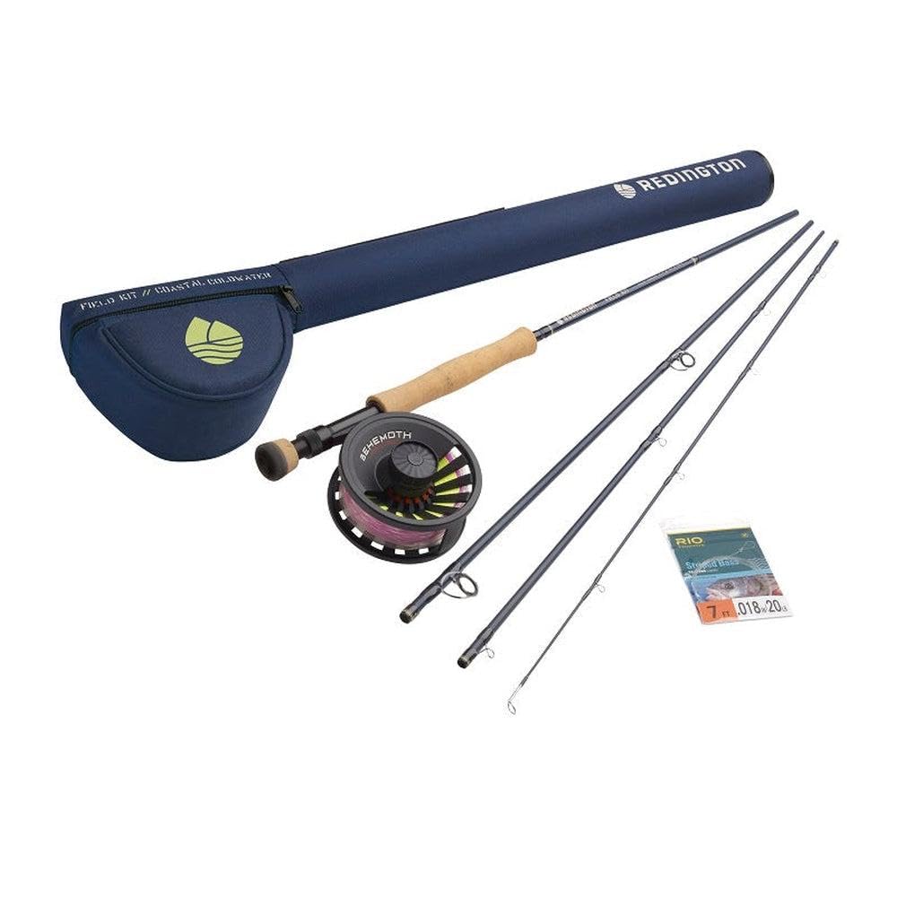 Redington Coastal Coldwater Fly Fishing Field Kit, 9' Medium-Fast Action Rod and Behemoth R