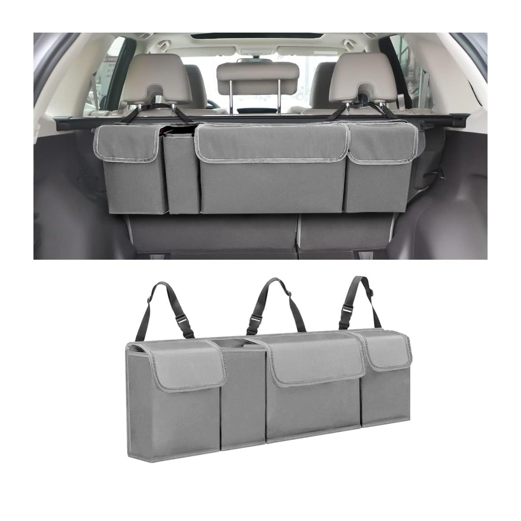 CGEAMDY Car Trunk Organizer, Backseat Hanging Organizer for SUV, Truck, MPV, Waterproof, Co