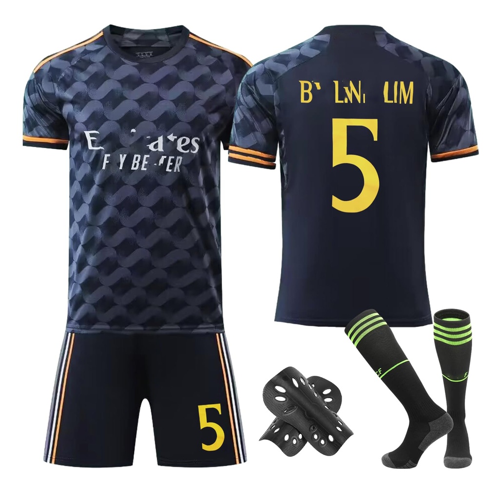 Football Training Kit With Jersey, Shirts, Shorts, Socks, Guards Plate - Complete Soccer Se