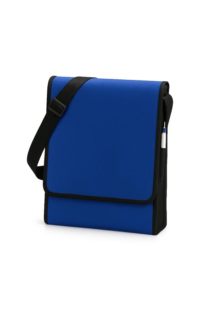Greetingles Vertical Holdalls for School and Every Day Use. 12 Units (Bue)