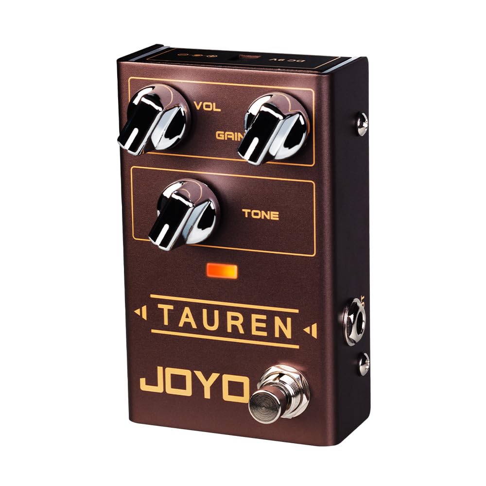 JOYO Overdrive Distortion Pedal R Series High Gain OD Clean Boost to Dist for Electric Guitar
