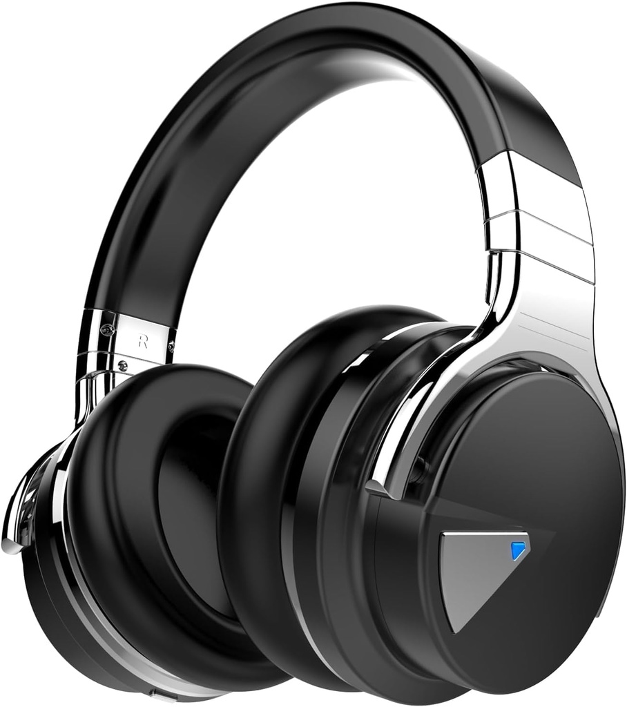 GarageRock E7 Active Noise Cancelling Headphones Bluetooth and Wireless Headphones Over Ear