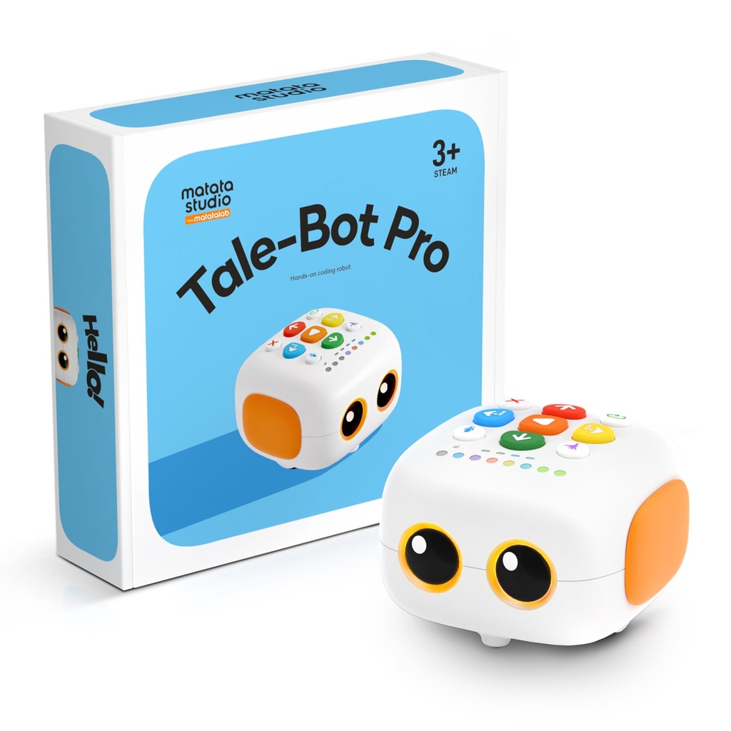 Coding Robot for Kids Ages 3-5, MatataStudio Tale-Bot Pro Programmable Robot Toy Set for Ea