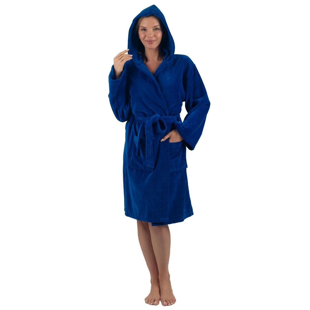 alpine swiss Stacy Womens Hooded Bathrobe Cotton Terry Cloth Robe Super Absorbent Quick Dryi