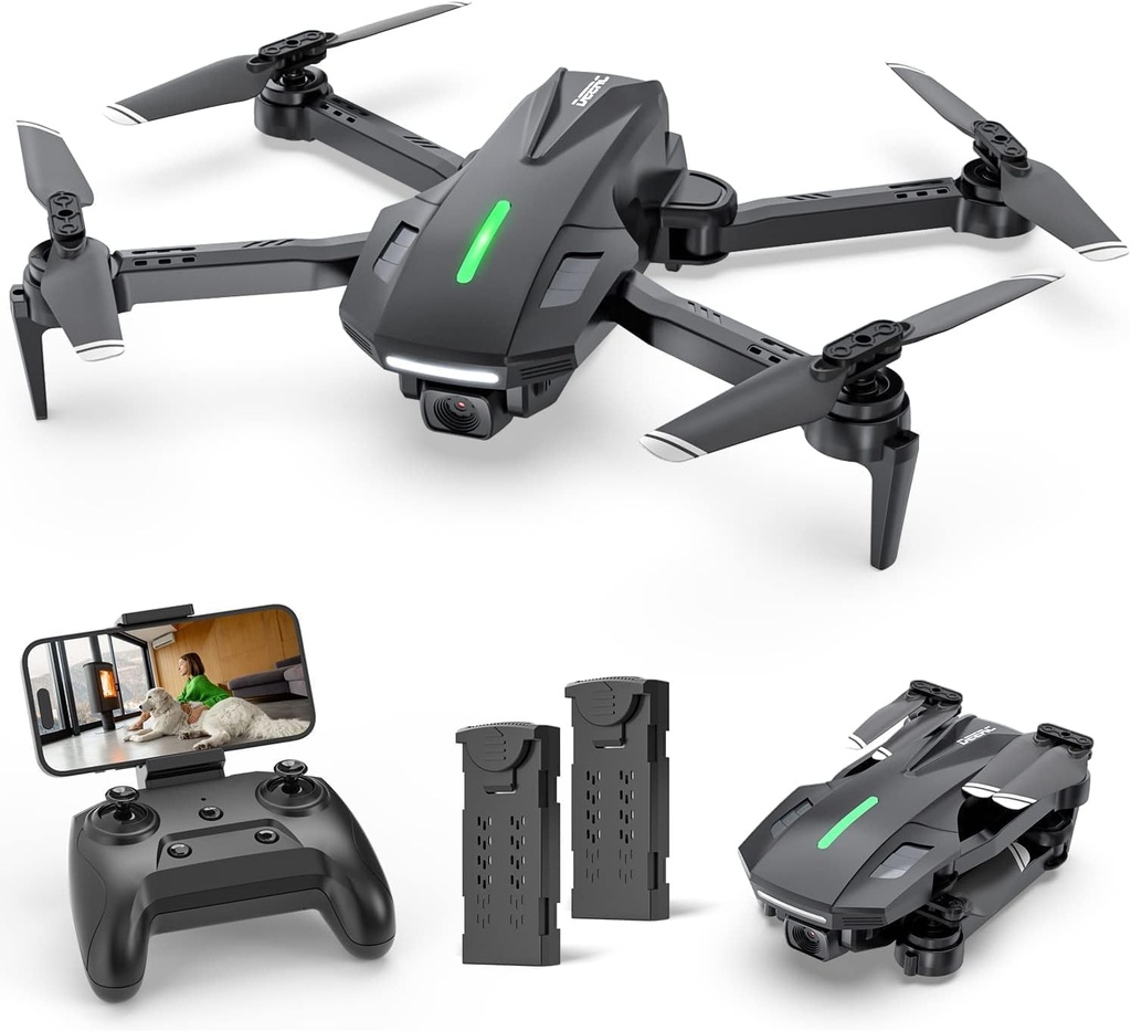 DEERC D70 Mini Drone for Kids Adults with Camera, 1080P HD Foldable RC Quadcopter for Boys