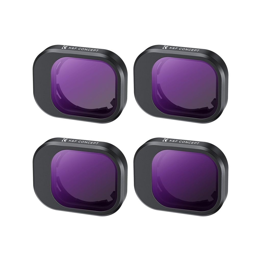K&F Concept 4-pack ND Filter Kit for Mini 4 Pro - ND8, ND16, ND32, ND64- Filters Kit 