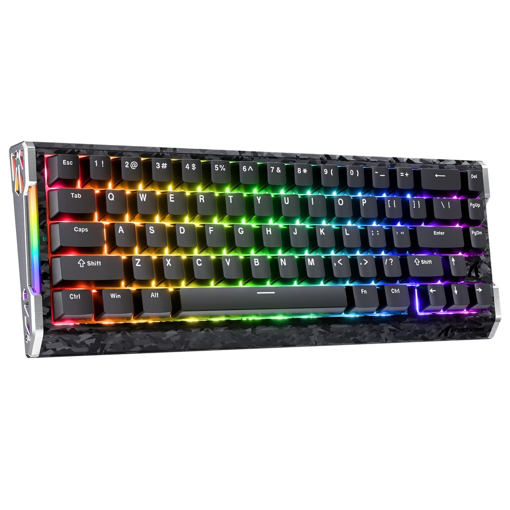 ATTACK SHARK R68 HE 8000Hz Carbon Fiber Rapid Trigger Gaming Keyboard, 0.005mm RT Accuracy 6