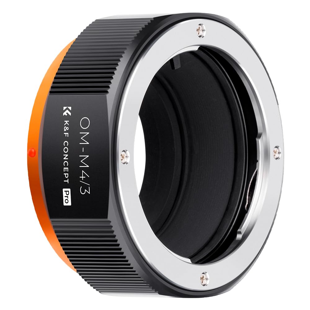 K&F CONCEPT Updated OM to M4/3 Adapter, Manual Lens Mount Adapter Compatible with Olympus Z
