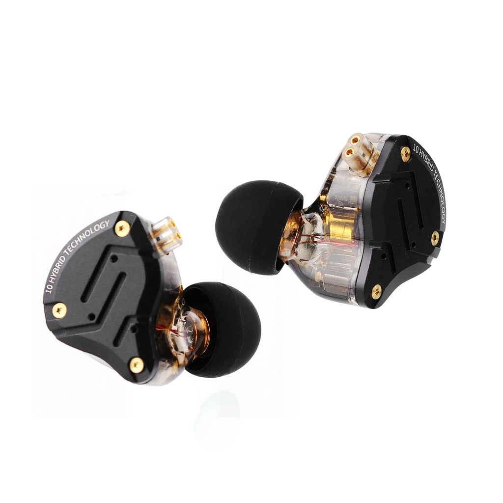 Linsoul KZ ZS10 Pro, 4BA+1DD 5 Driver in Ear Monitor, HiFi Wired Earbuds, Gaming Earbuds, H