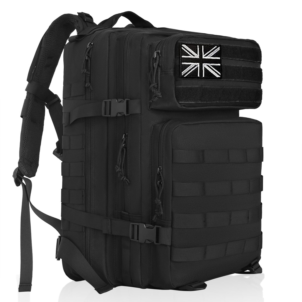 OUUTMEE Military Tactical Backpack(25L/35L/45L), MOLLE Rucksack for Men & Women, Army Assul