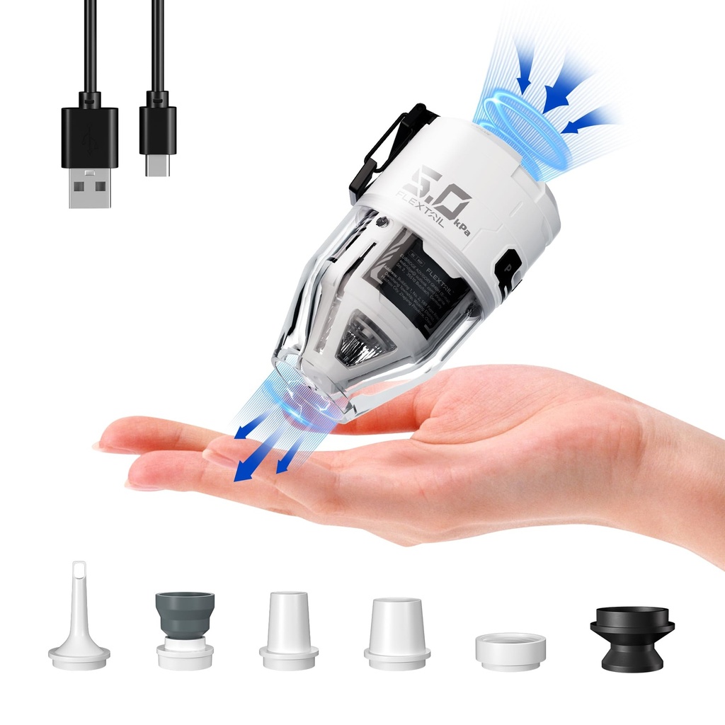 FLEXTAILGEAR Electric Pump for Inflatables, Air Pump for Mattress & Airbed, 500 L/min, 3.5k