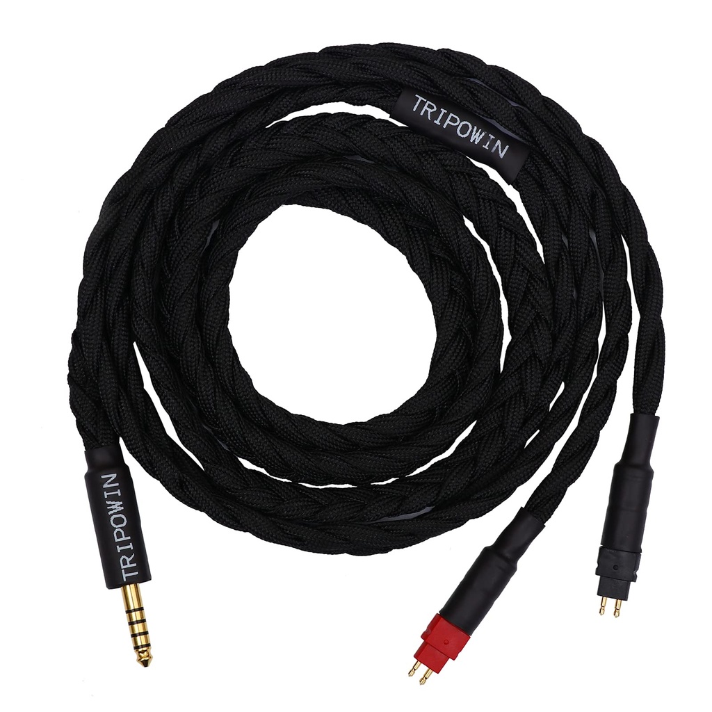 Linsoul Tripowin GranVia Upgraded OFC Headphone Replacement Cable, HD650 Headphone Connecto