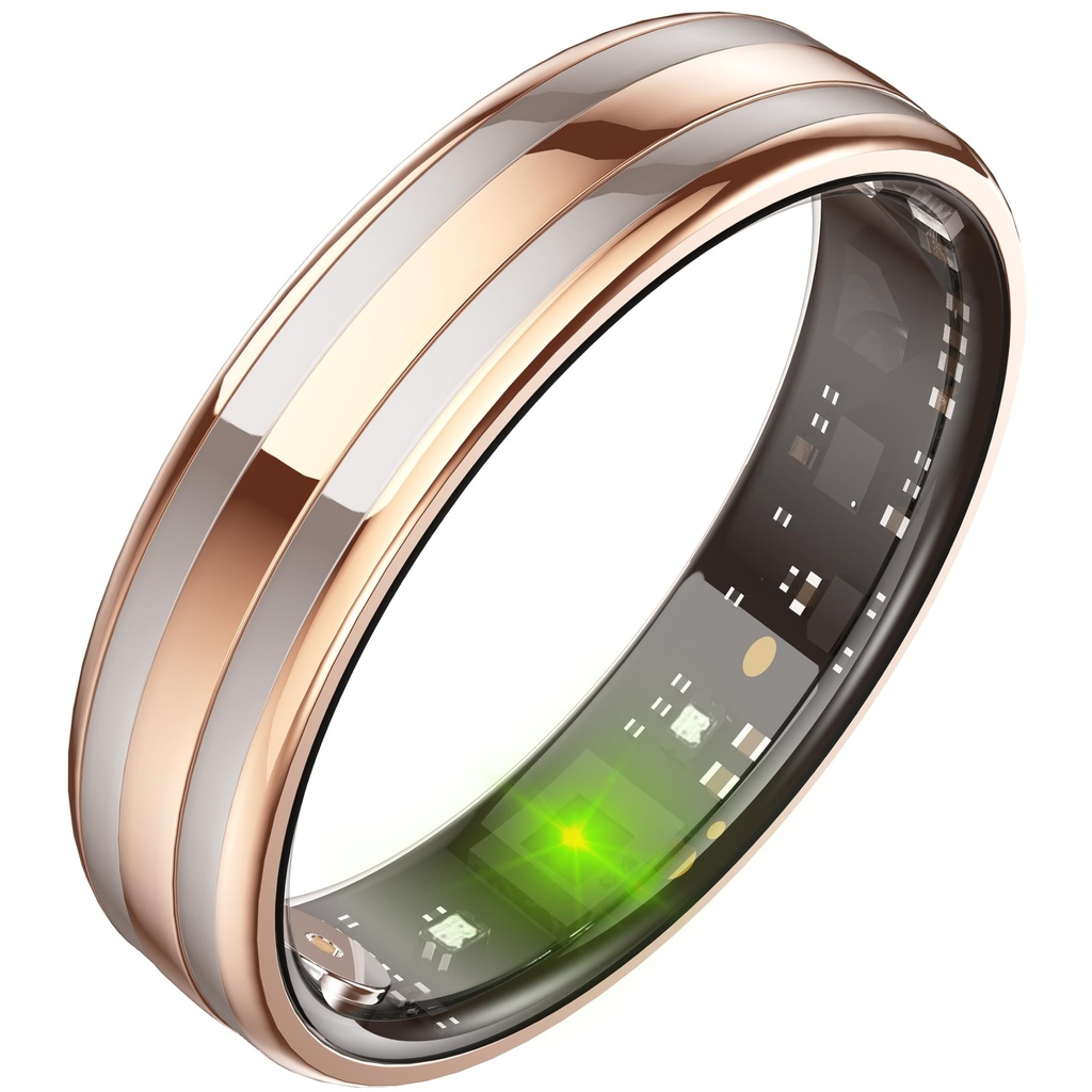 findtime Smart Ring Ultra Narrow Slim Fitness Rings Heart Rate Monitor Sleep Tracker Blood O