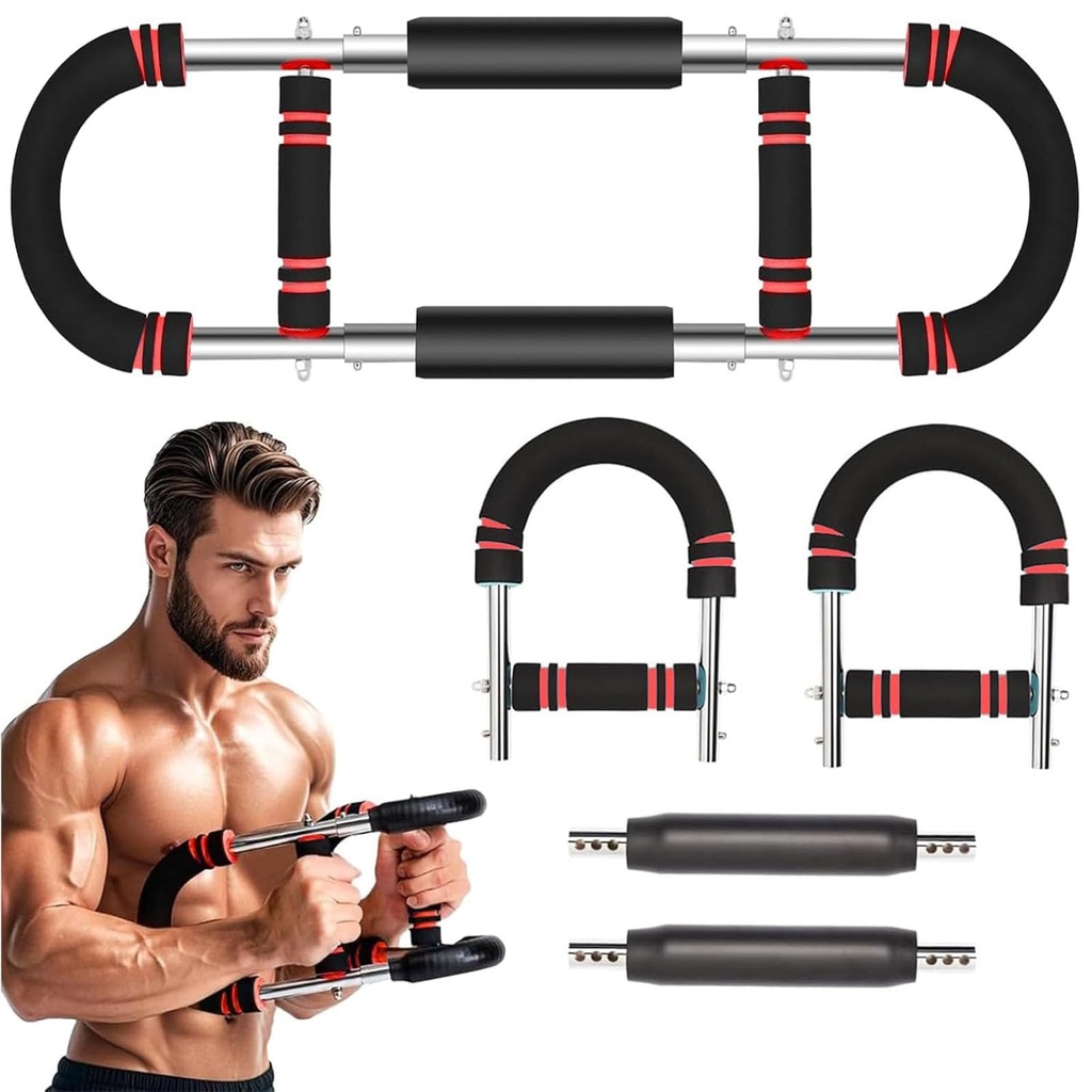Men's Chest Exerciser,Twister Arm Trainer,30-120lbs Adjustable Chest Trainer Men,Arm Exerci
