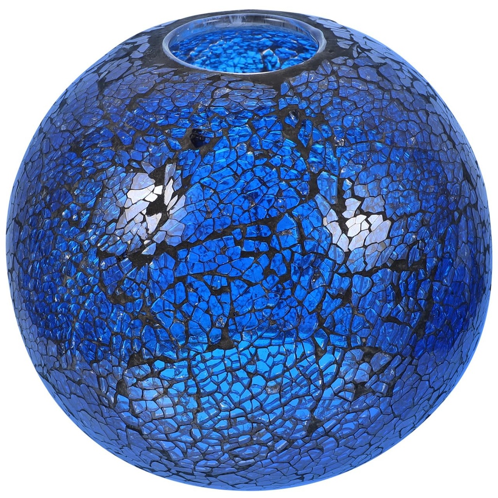 DOITOOL Retro Globe Lampshade 5X5X5.31 Inch Stained Glass Lamp Shade for Wall Light E26 E27