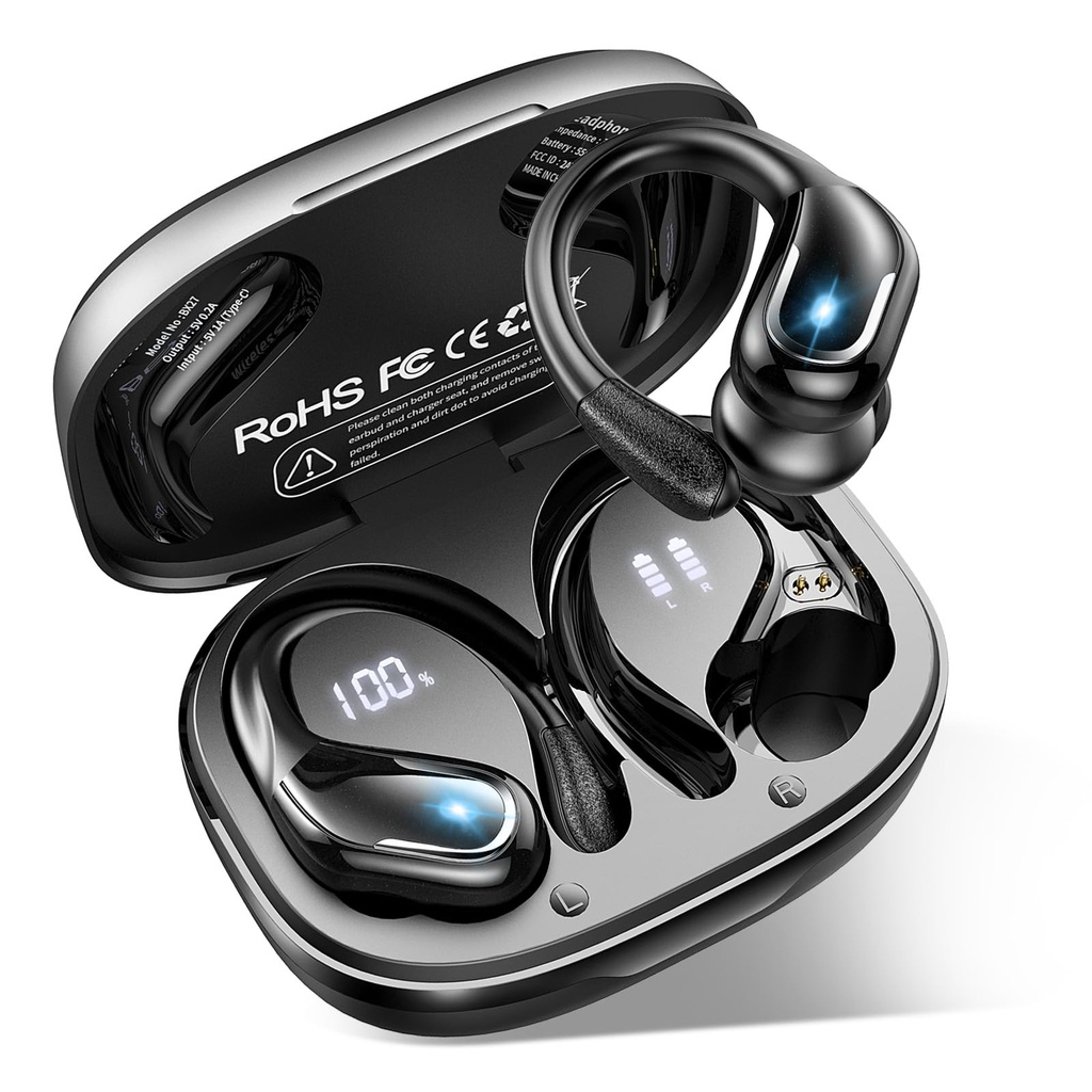 Wireless Earbuds, Ltinist Bluetooth 5.3 Headphones, Wireless Earphones 75H Playtime and HiF
