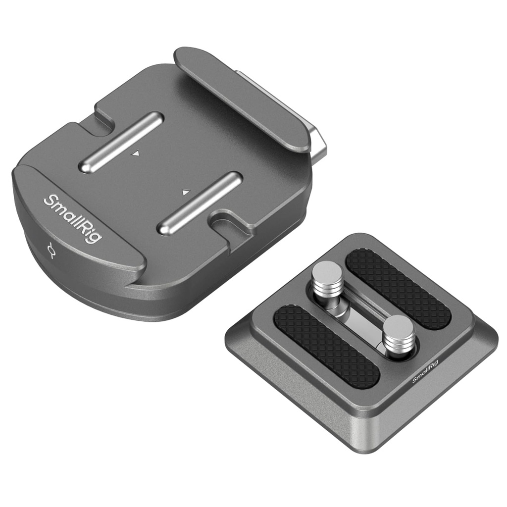 SMALLRIG HawkLock H38 Quick Release Mount Plate for Arca, QR-Slide Camera Mount Plate for Ar